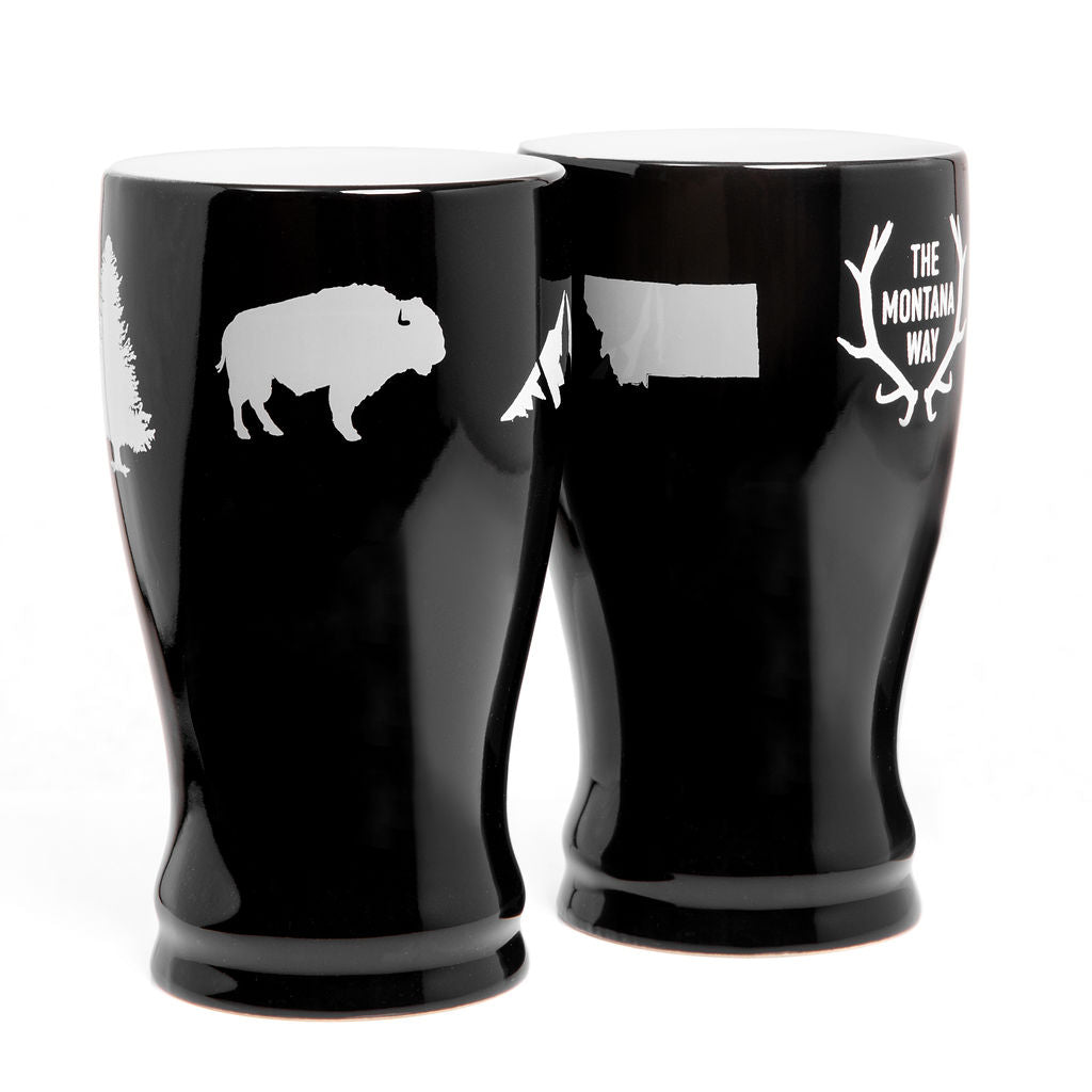 Out of Office Ceramic Pilsner in Black