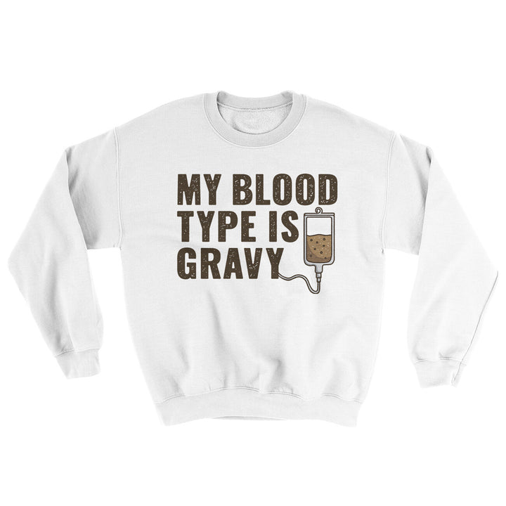 My Blood Type Is Gravy Ugly Sweater