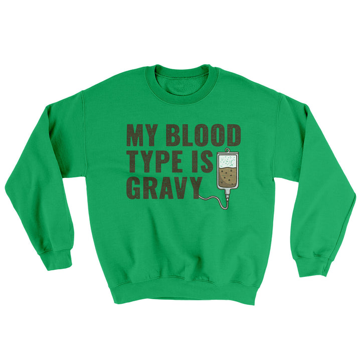 My Blood Type Is Gravy Ugly Sweater